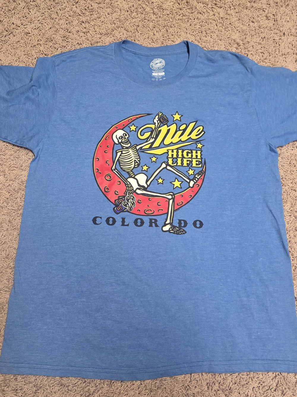 Mile High Life Colorado Short Sleeve T-Shirt - Blue